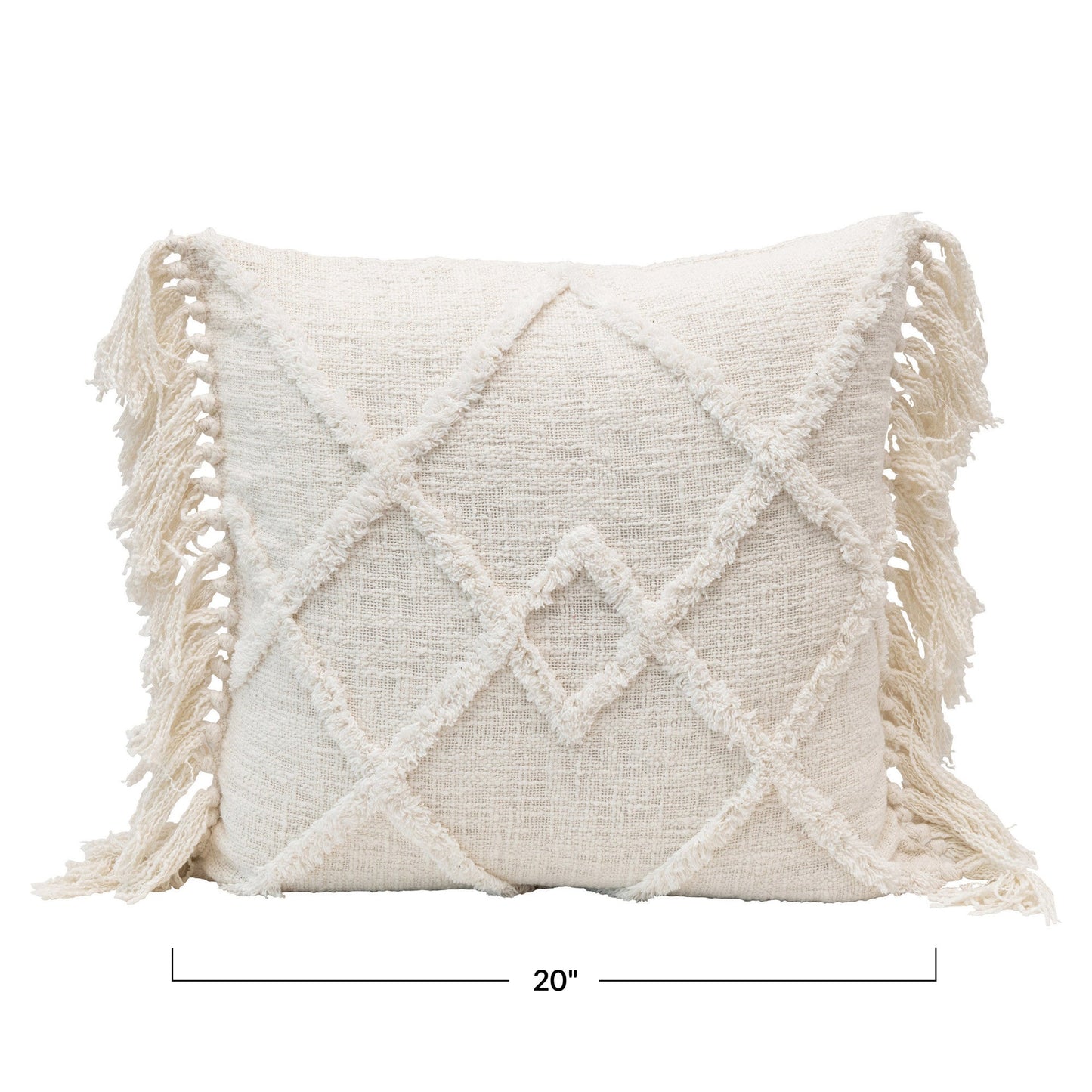 20' Square Tufted Pillow